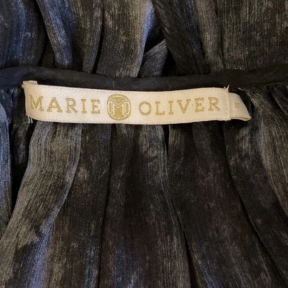 Marie Oliver 100% Silk Tie-dye Top Blouse Size Small Tassels. - Picture 3 of 4